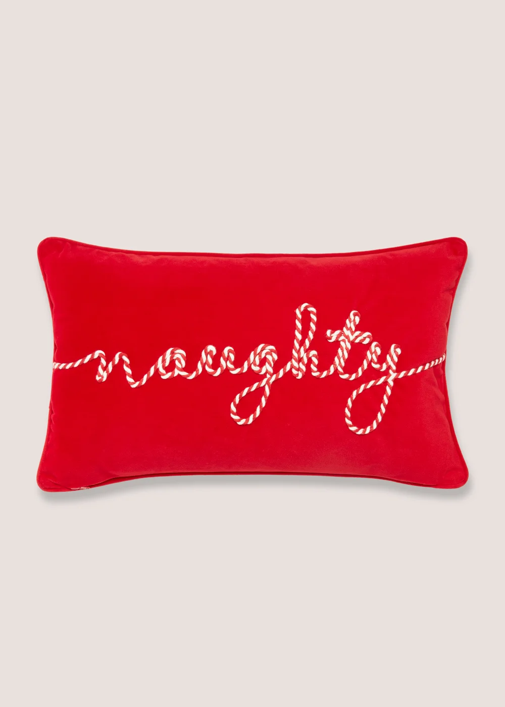 Naughty or Nice Christmas Cushion (30cm x 50cm) Image 1