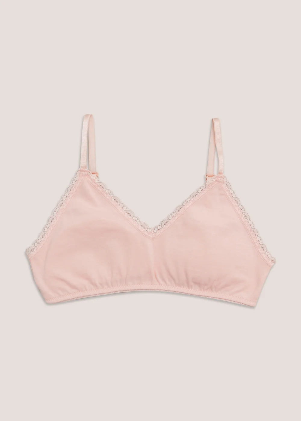Girls Pink Padded Crop Top (8-13yrs) - Age 8 - 9 Years Image 1
