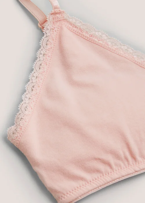 Girls Pink Padded Crop Top (8-13yrs) - Age 8 - 9 Years Image 2