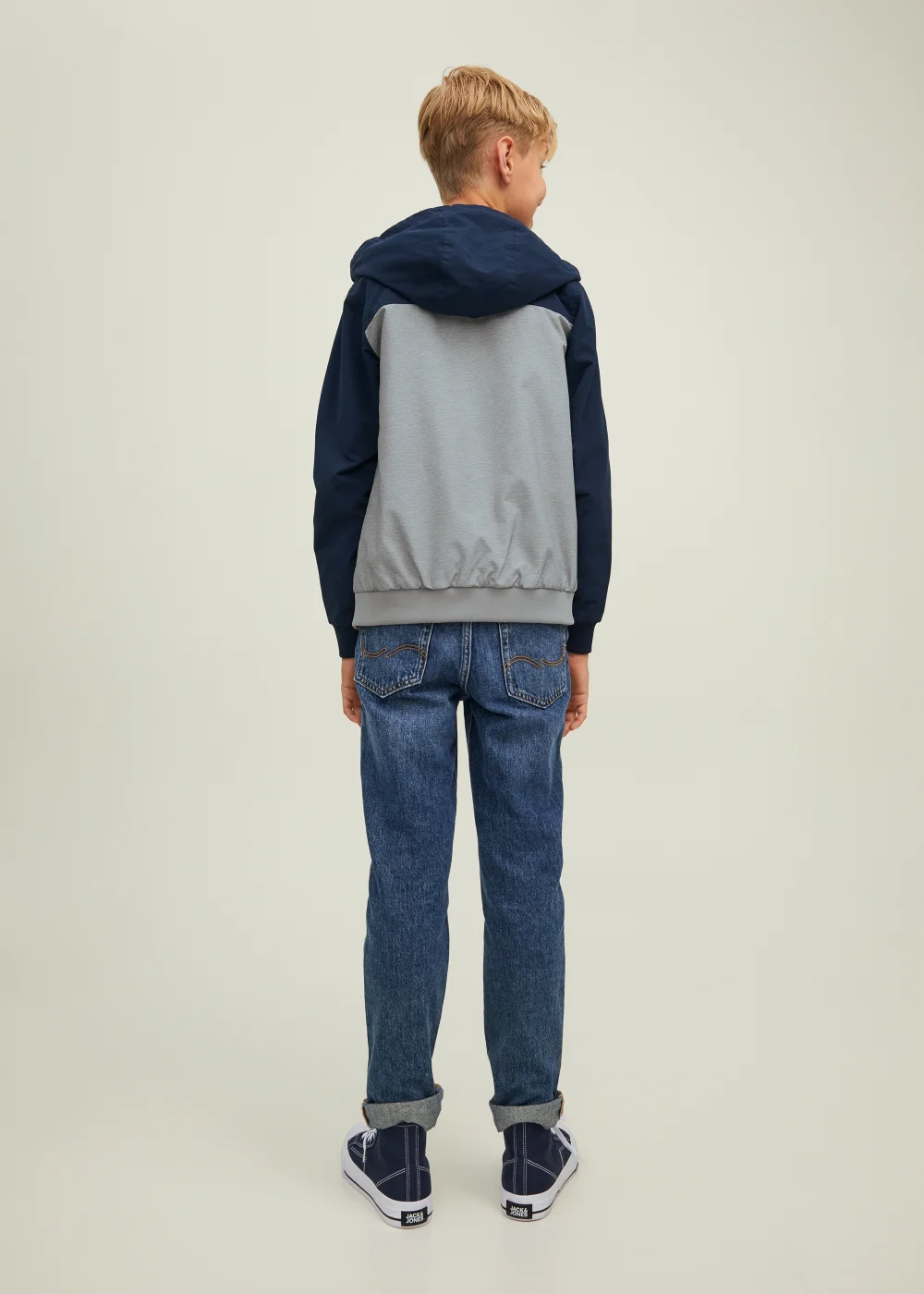 Jack & Jones Kids Navy Blocking Bomber Jacket (6-16yrs) - 6 Yrs Image 2