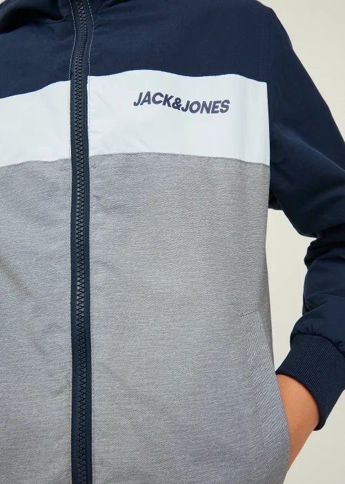 Jack & Jones Kids Navy Blocking Bomber Jacket (6-16yrs) - 6 Yrs Image 4