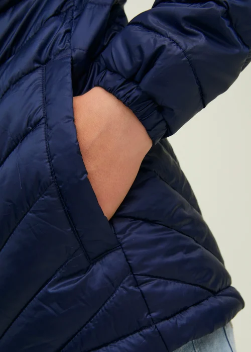 Jack & Jones Junior Navy Hooded Puffer Jacket (6-16yrs) - Age 8 Years Image 4