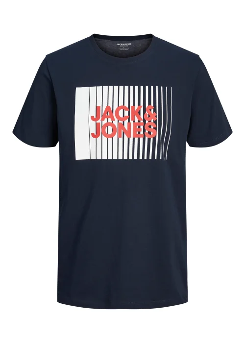 Jack & Jones Kids Navy Logo T-Shirt (6-16yrs) - 6 Yrs Image 5