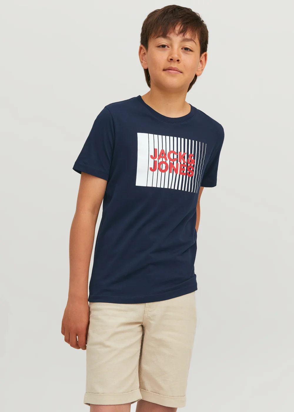 Jack & Jones Kids Navy Logo T-Shirt (6-16yrs) - 6 Yrs Image 1