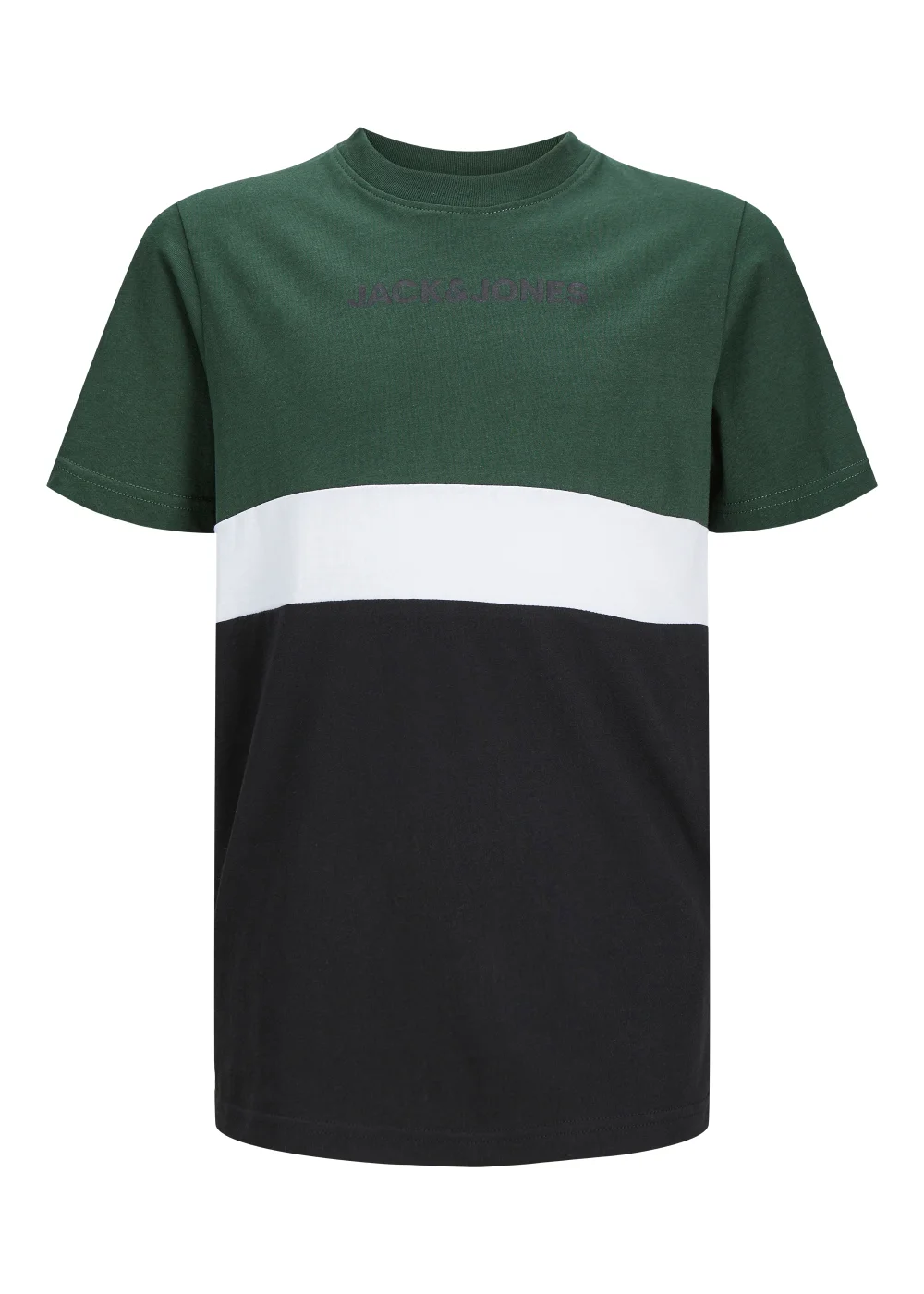 Jack & Jones Junior Green Blocking T-Shirt (6-16yrs) - Age 12 Years Image 3