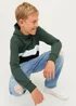 Jack & Jones Junior Green Blocking Hoodie (6-16yrs) - Age 6 Years Image 2