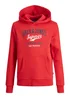 Jack & Jones Junior Red Print Logo Hoodie (6-16yrs) - Age 6 Years Image 3