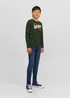 Jack & Jones Junior Blue Liam Originals Skinny Fit Jeans (6-16yrs) - Age 6 Years Image 1