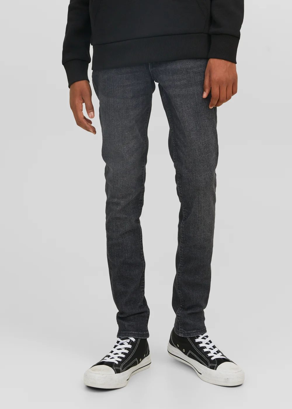 Jack & Jones Junior Black Liam Originals Skinny Fit Jeans (6-16yrs) - Age 6 Years Image 1