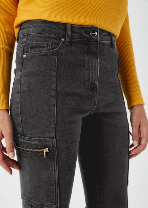 Et Vous Black Zip Trousers - 8 Image 3