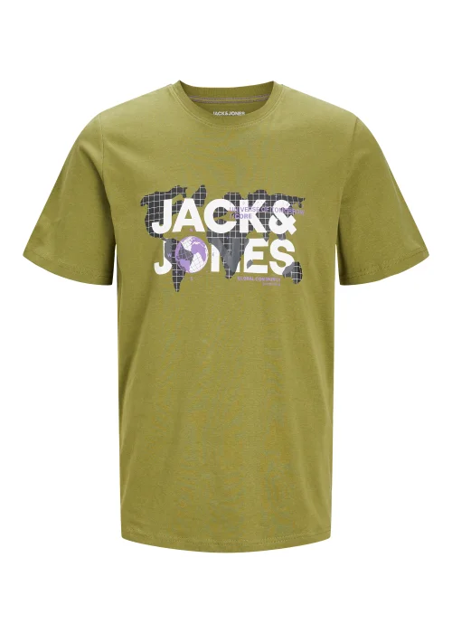 Jack & Jones Junior Olive Codust T-Shirt (6-16yrs) - Age 12 Years Image 3