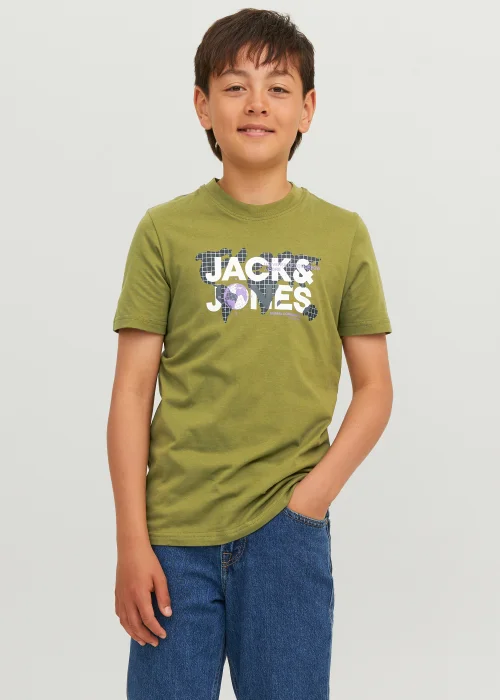 Jack & Jones Junior Olive Codust T-Shirt (6-16yrs) - Age 12 Years Image 1
