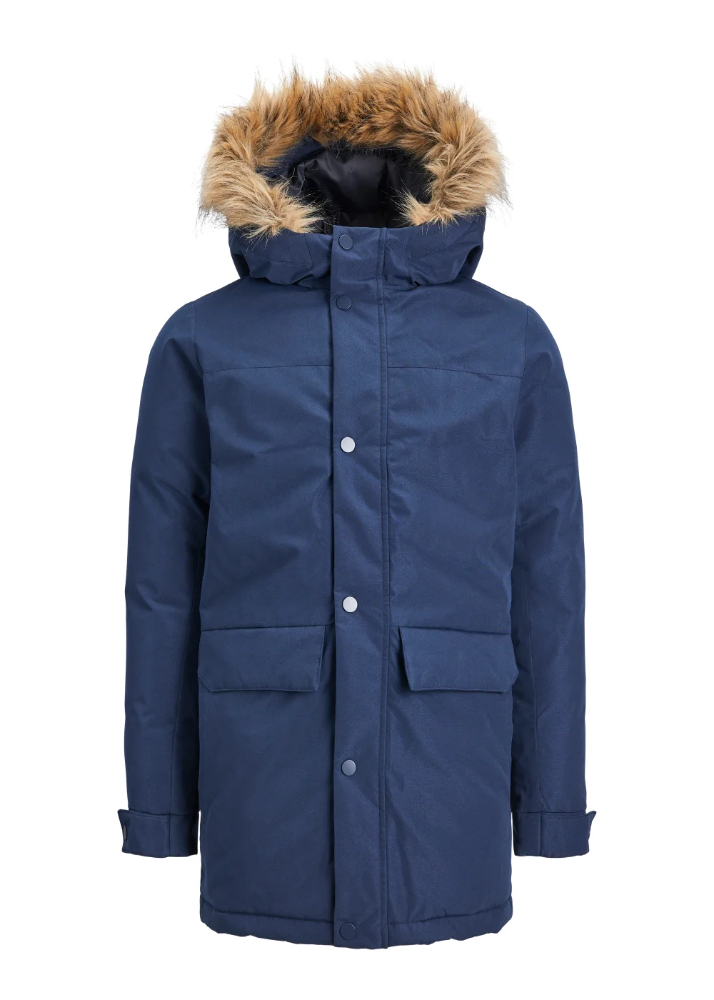 Jack & Jones Junior Navy Champ Parka Jacket (6-16yrs) - Age 6 Years Image 1