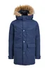 Jack & Jones Junior Navy Champ Parka Jacket (6-16yrs) - Age 6 Years Image 1