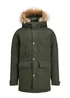 Jack & Jones Junior Green Champ Parka Jacket (6-16yrs) - Age 6 Years Image 1