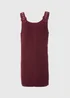 Burgundy Buckle Cord Pinafore - 8 Image 4