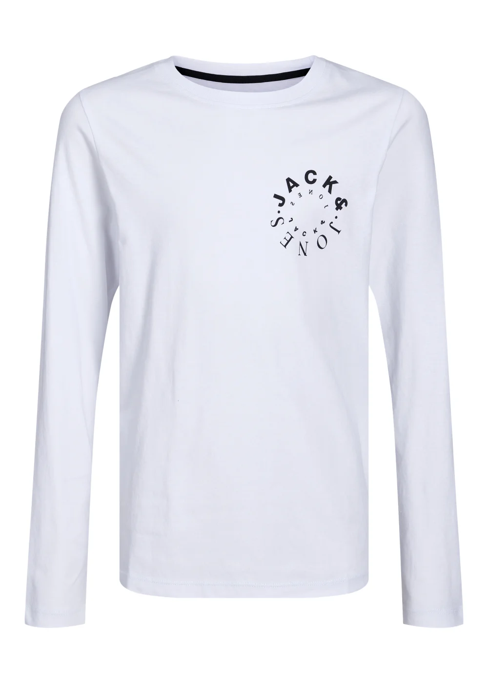 Jack & Jones Junior White Long Sleeve T-Shirt (6-16yrs) - Age 6 Years Image 1