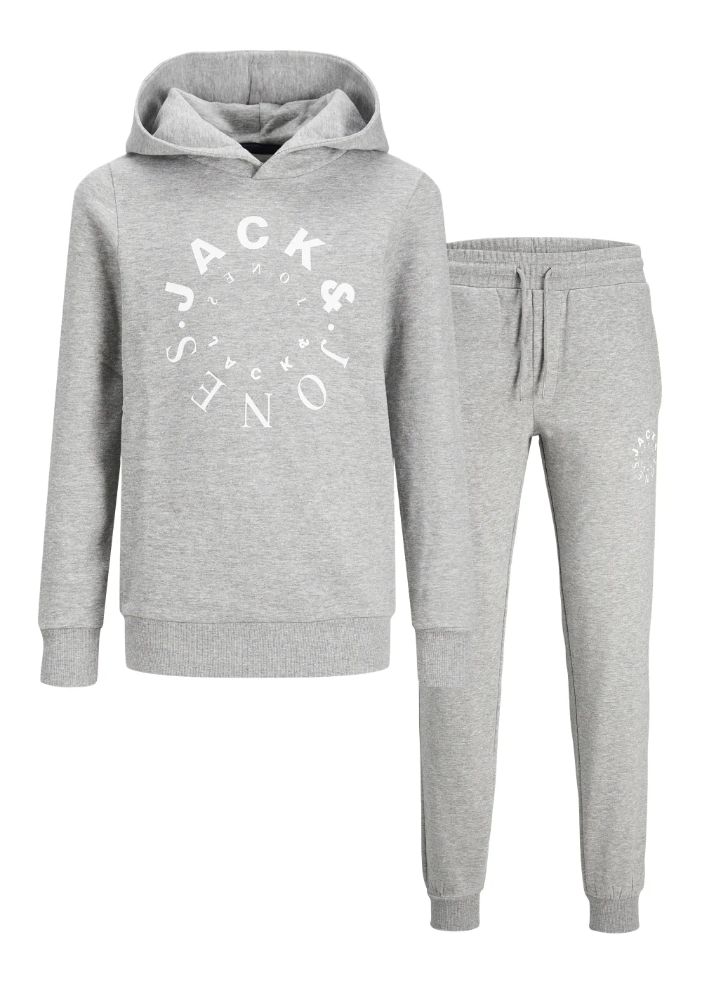 Jack & Jones Junior Warrior Grey Tracksuit (6-16yrs) - Age 8 Years Image 1