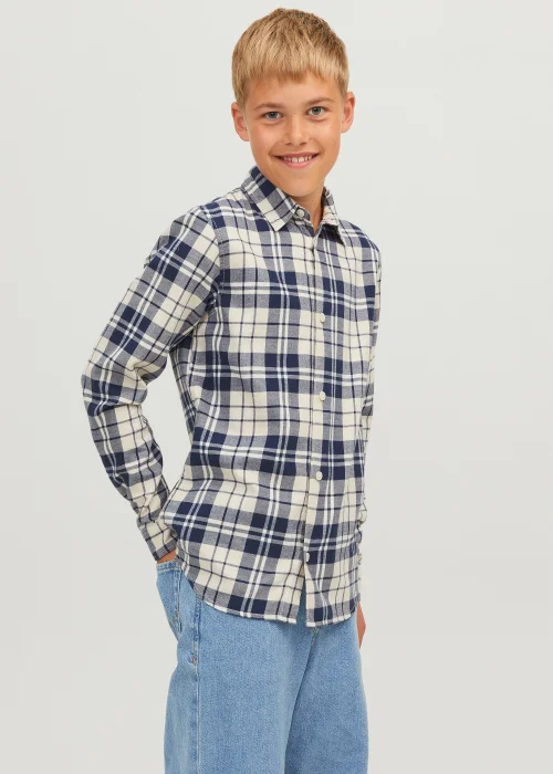 Jack & Jones Junior Joshua Multicoloured Check Shirt (6-16yrs) - Age 6 Years Image 1