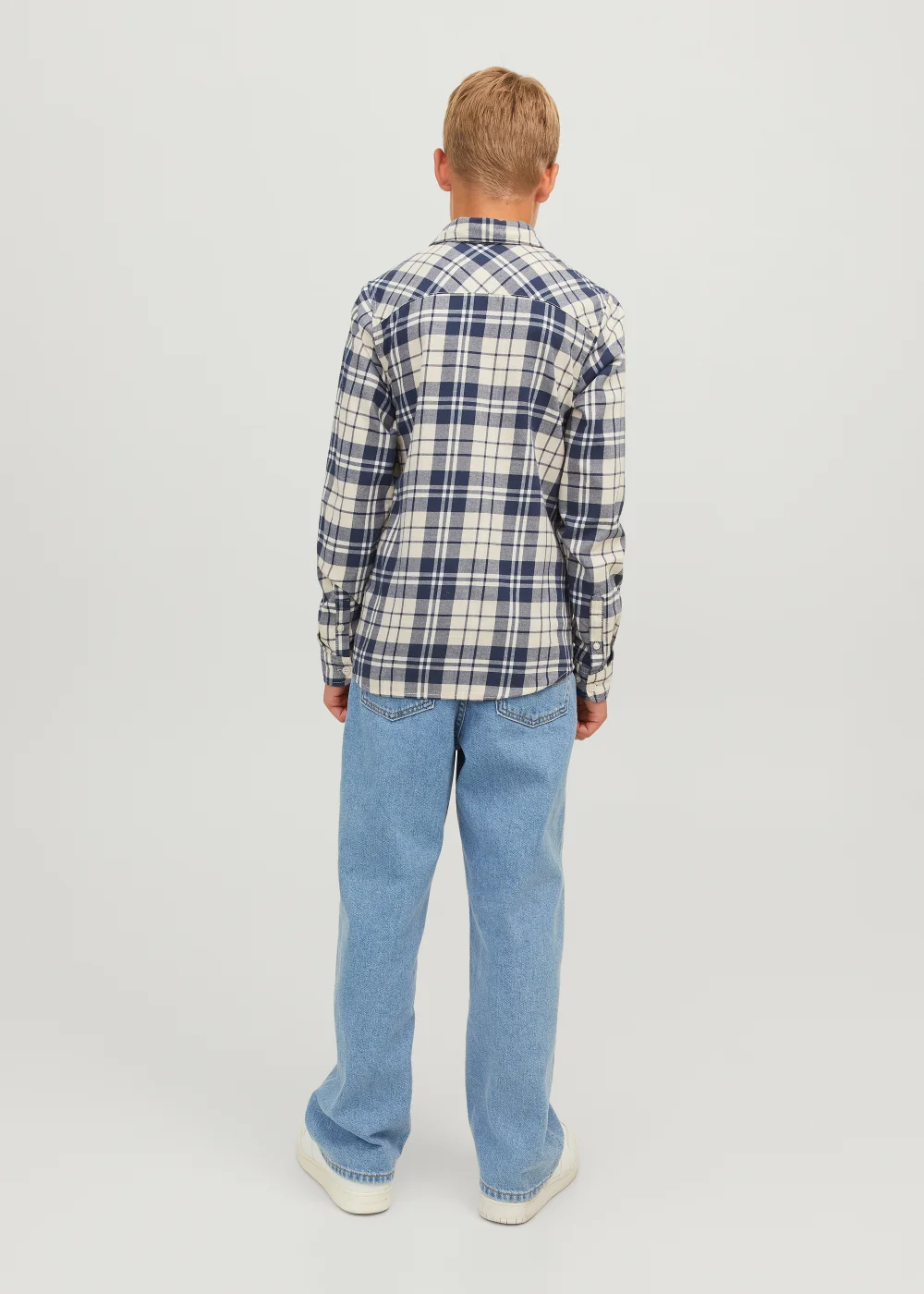 Jack & Jones Junior Joshua Multicoloured Check Shirt (6-16yrs) - Age 6 Years Image 2