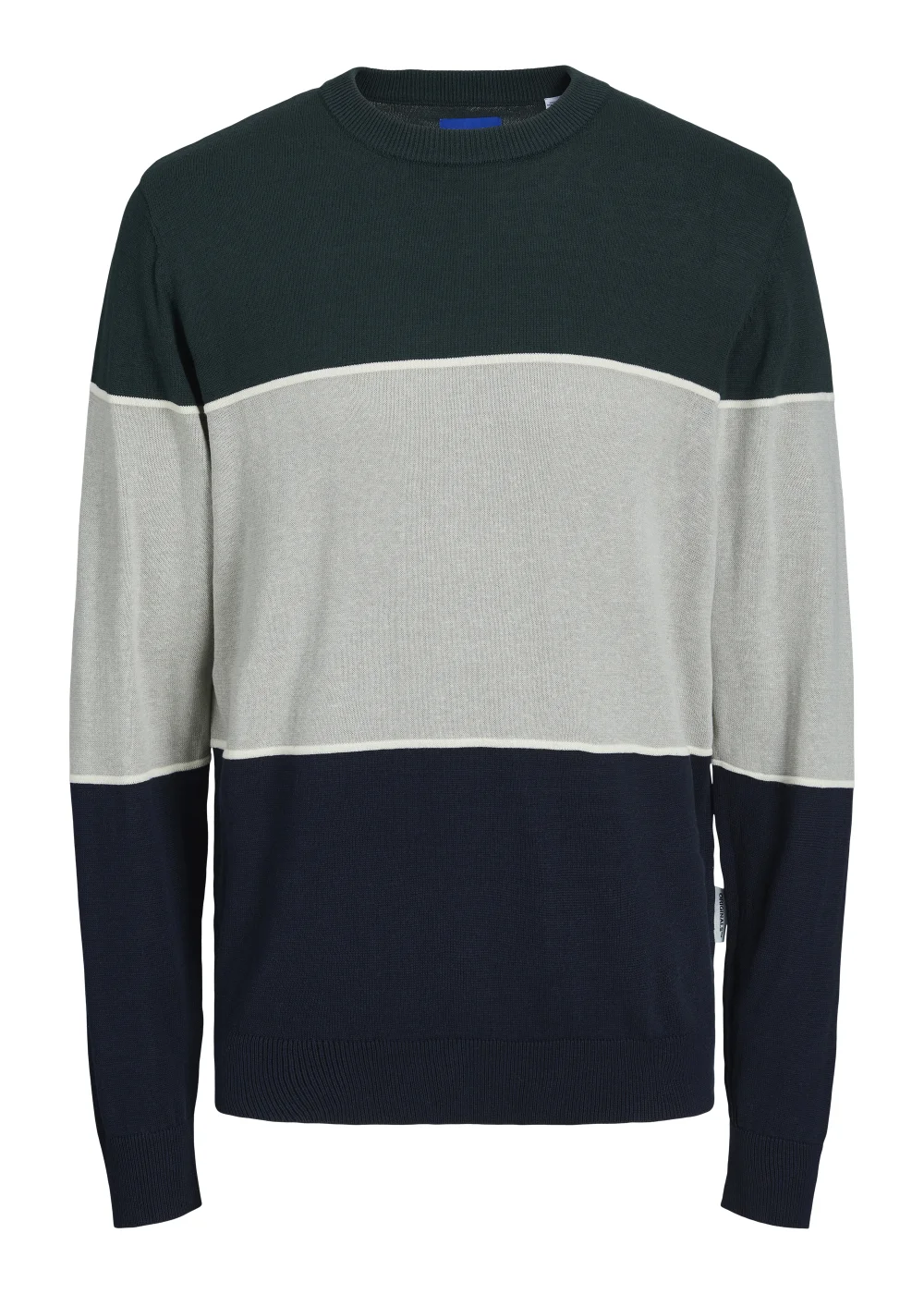 Jack & Jones Junior Multicoloured Crewneck Knit Jumper (6-16yrs) - Age 6 Years Image 1