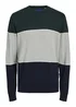 Jack & Jones Junior Multicoloured Crewneck Knit Jumper (6-16yrs) - Age 6 Years Image 1