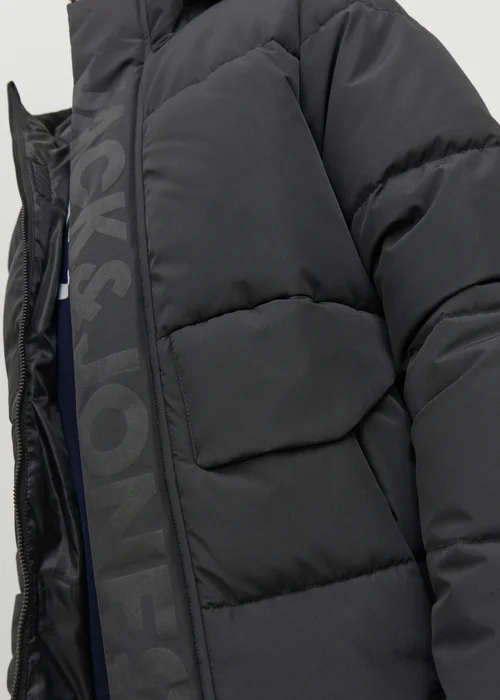 Jack & Jones Junior Black Puffer Jacket (6-16yrs) - Age 6 Years Image 5