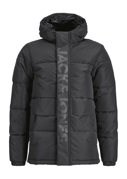 Jack & Jones Junior Black Puffer Jacket (6-16yrs) - Age 6 Years Image 1