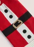 Red Santa Belly Pet Jumper - Small Image 2