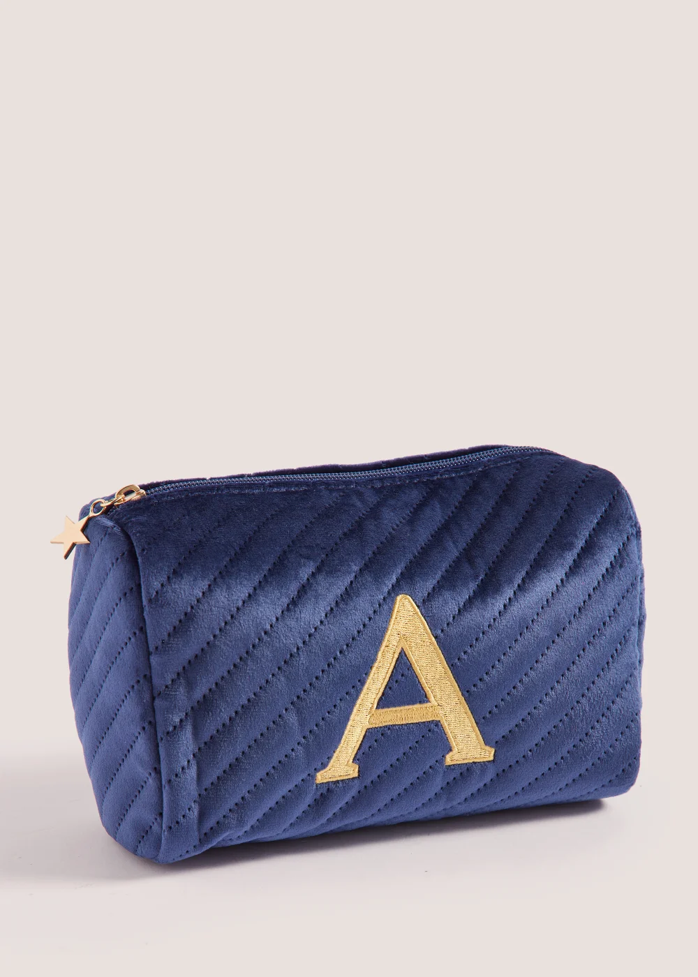 Navy Alphabet Makeup Bag (20cm x 9cm x 13.5cm) - S Image 2
