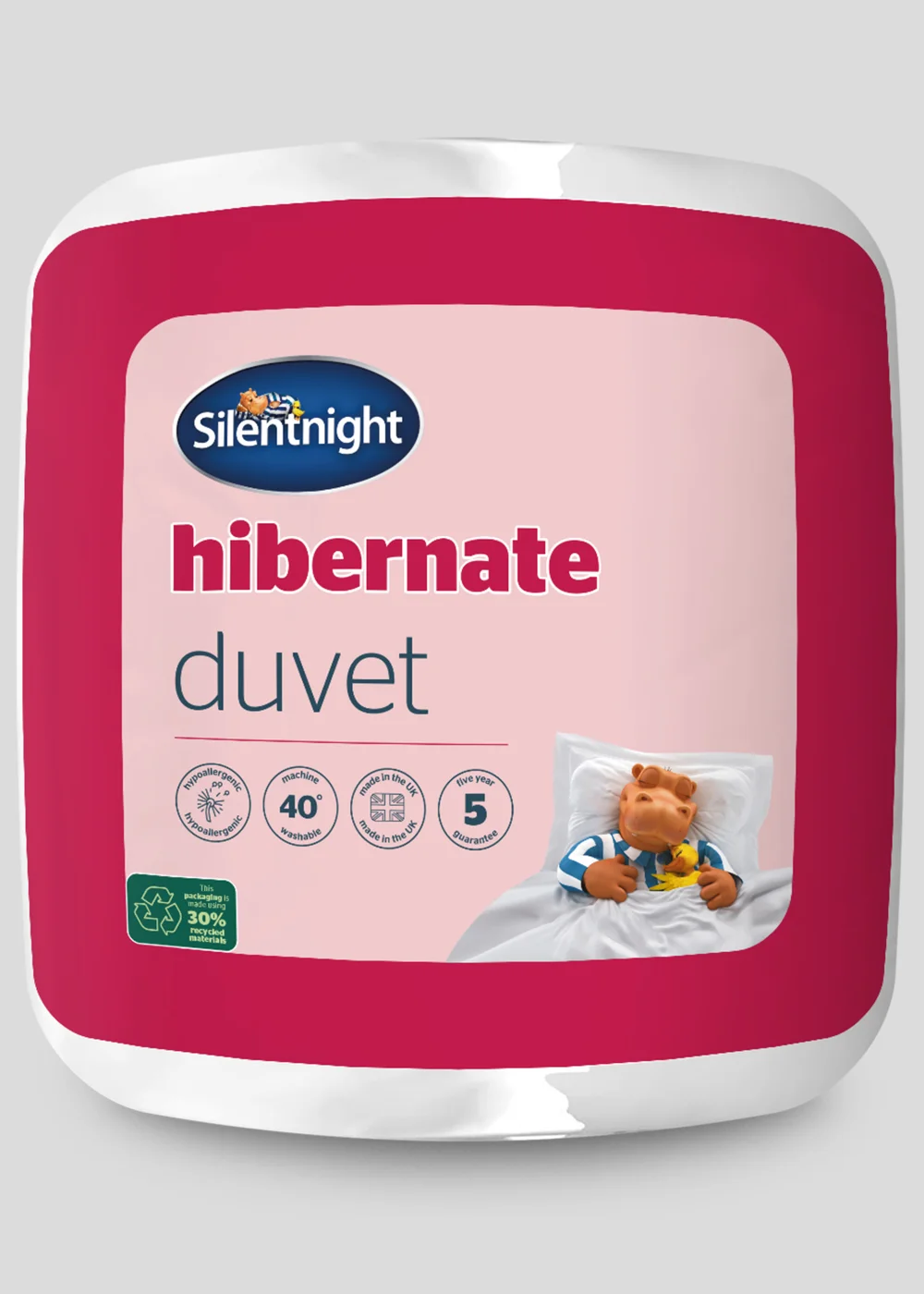 Silentnight White Hibernate Duvet (15 Tog) - Single Image 1