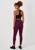 Souluxe Plum Marble Jacquard Sports Leggings - 8 Image 2