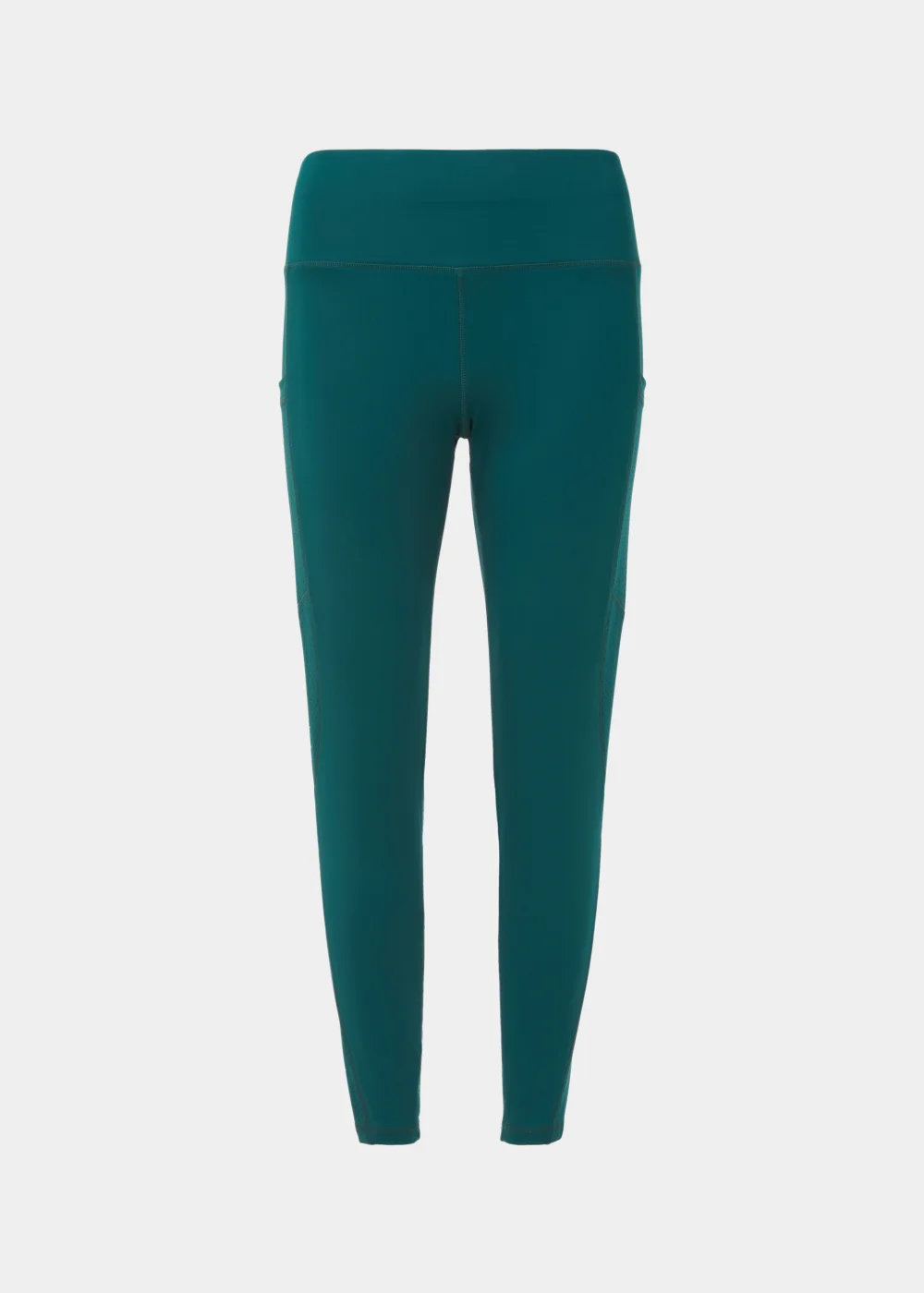 Souluxe Dark Green Mesh Panel Sports Leggings - 8 Image 5