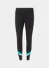 Souluxe Black Colour Block Leggings - 8 Image 5