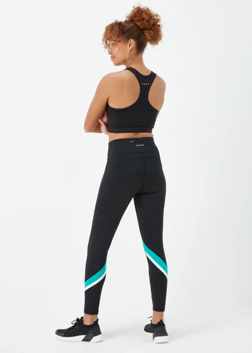 Souluxe Black Colour Block Leggings - 8 Image 2