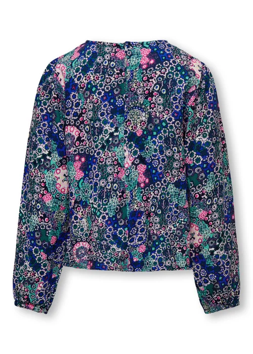 ONLY Girls Maggie Multicoloured Long Sleeve Top (6-14yrs) - Age 6 Years Image 2