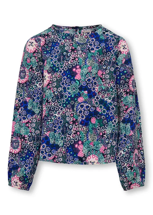 ONLY Girls Maggie Multicoloured Long Sleeve Top (6-14yrs) - Age 6 Years Image 1