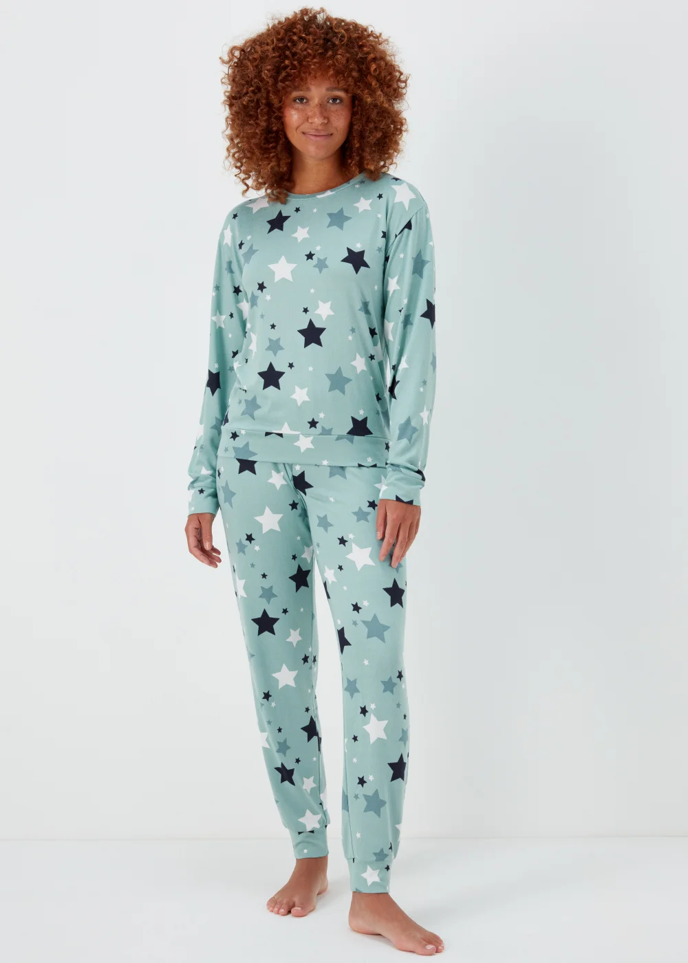Green Star Print Lounge Set - Extra small Image 1