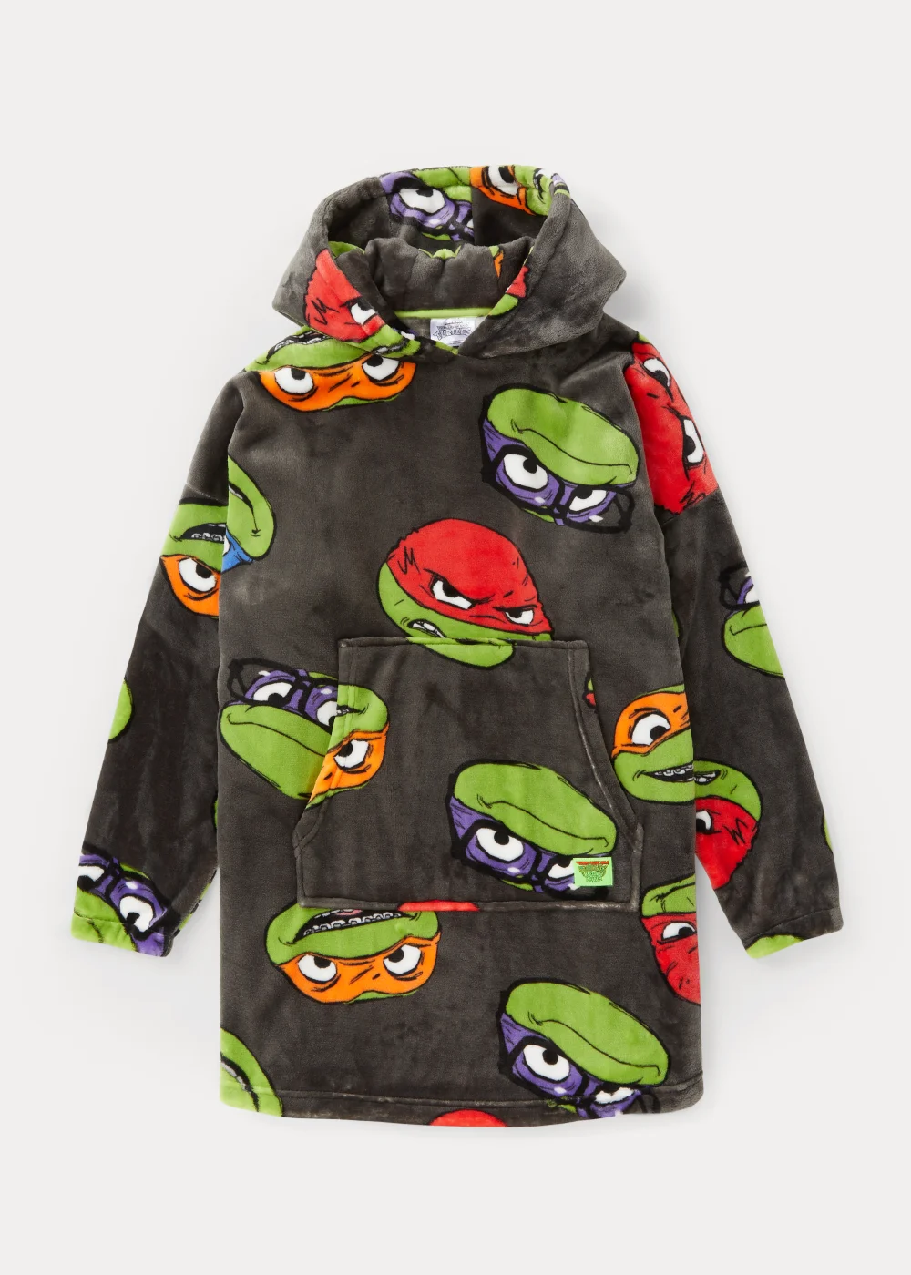 Kids Teenage Mutant Ninja Turtles Snuggle Hoodie (4-13yrs) - Age 4 - 6 Years Image 4