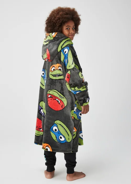 Kids Teenage Mutant Ninja Turtles Snuggle Hoodie (4-13yrs) - Age 4 - 6 Years Image 2