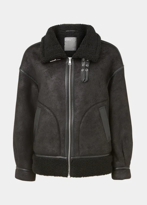 Black Aviator Jacket - 8 Image 5