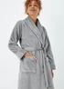 Charcoal Waffle Dressing Gown - Extra small Image 3