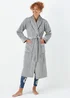 Charcoal Waffle Dressing Gown - Extra small Image 1