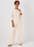 Pink Stripe Knitted Lounge & Scrunchie Set - Extra small Image 1