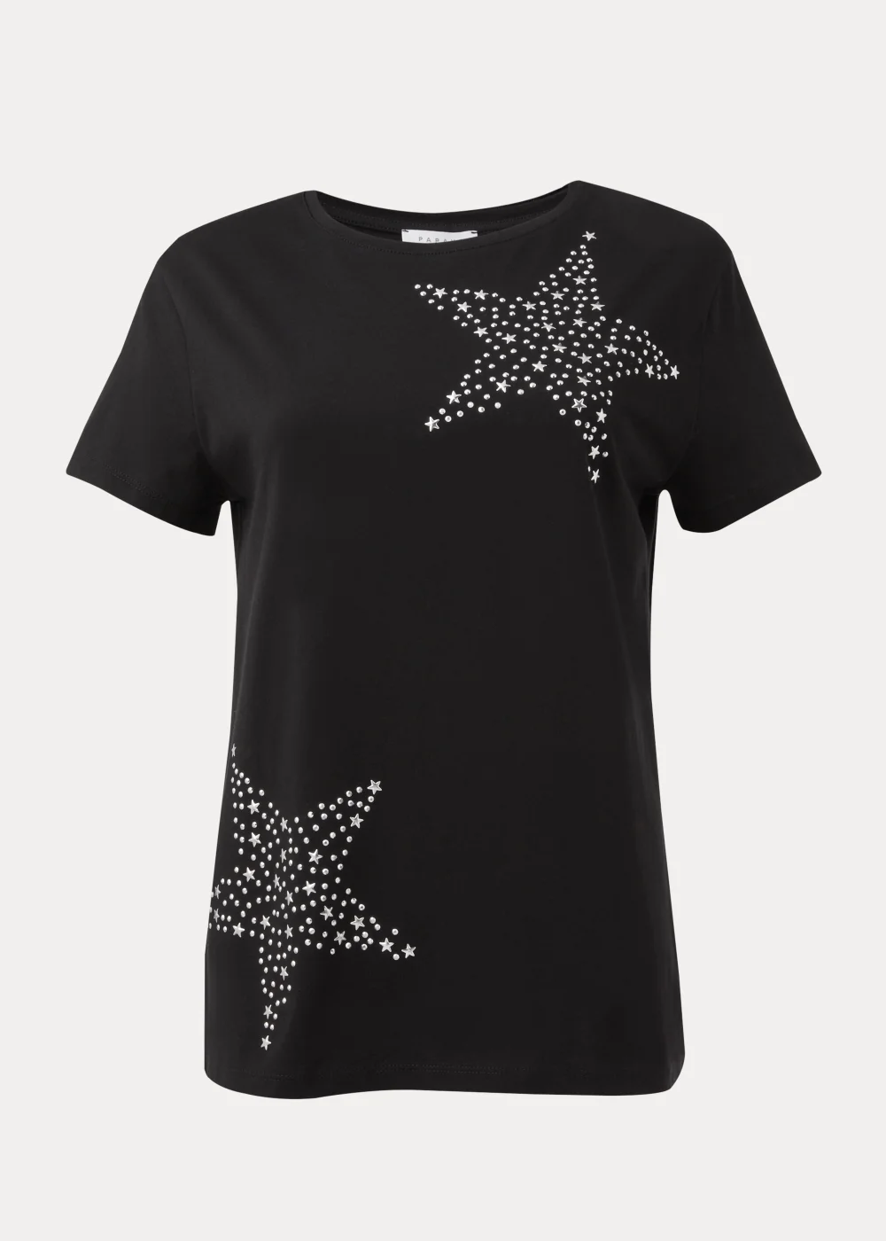 Black Star Print T-Shirt - Size 8 Image 5