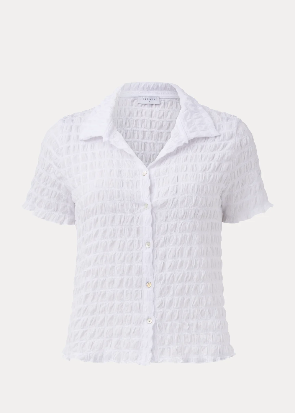 White Button Up Shirt - Size 8 Image 5