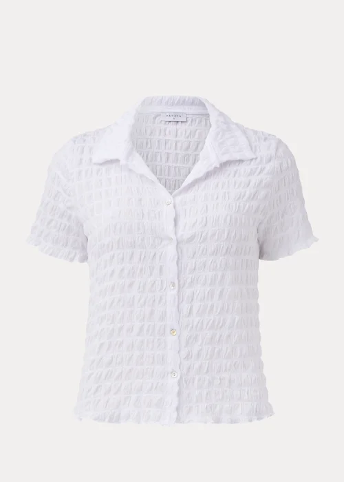 White Button Up Shirt - Size 8 Image 5