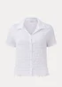 White Button Up Shirt - Size 8 Image 5