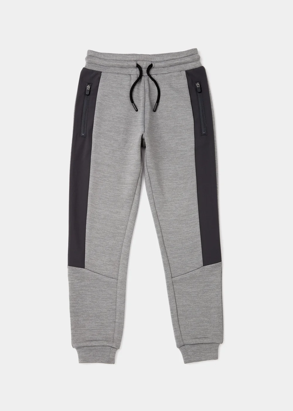 Boys Grey Tonal Co-Ord Sports Joggers (4-13yrs) - Age 4 Years Image 1