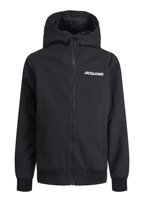 Jack & Jones Kids Black Bomber Jacket (6-16yrs) - 6 Yrs Image 4
